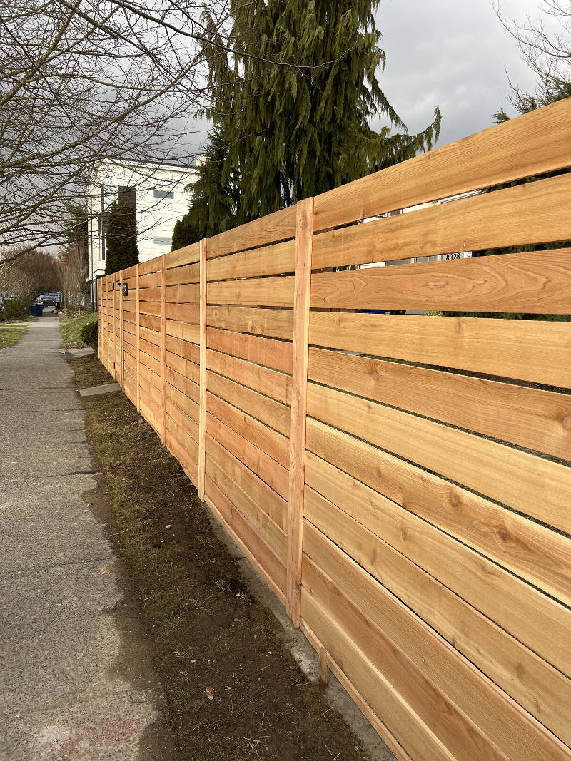 Modern Fence with Privacy, Security, and Style in Seattle